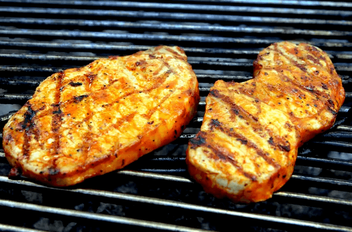 gegrilde varkenssteak